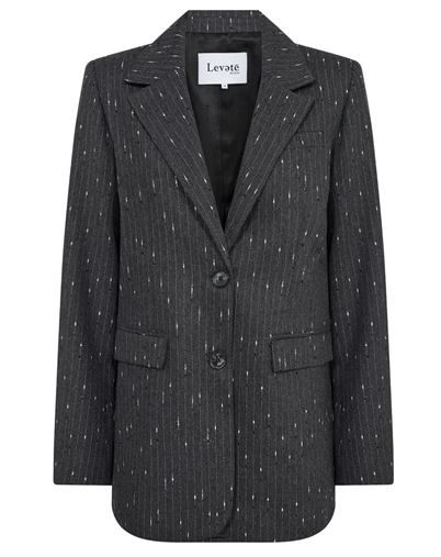 Leveté Room - Jude 3 Blazer - Dark Grey Melange Combo